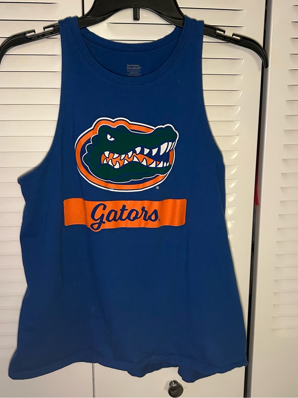University of Florida UF Gators Blue Tank Top with Team Graphic